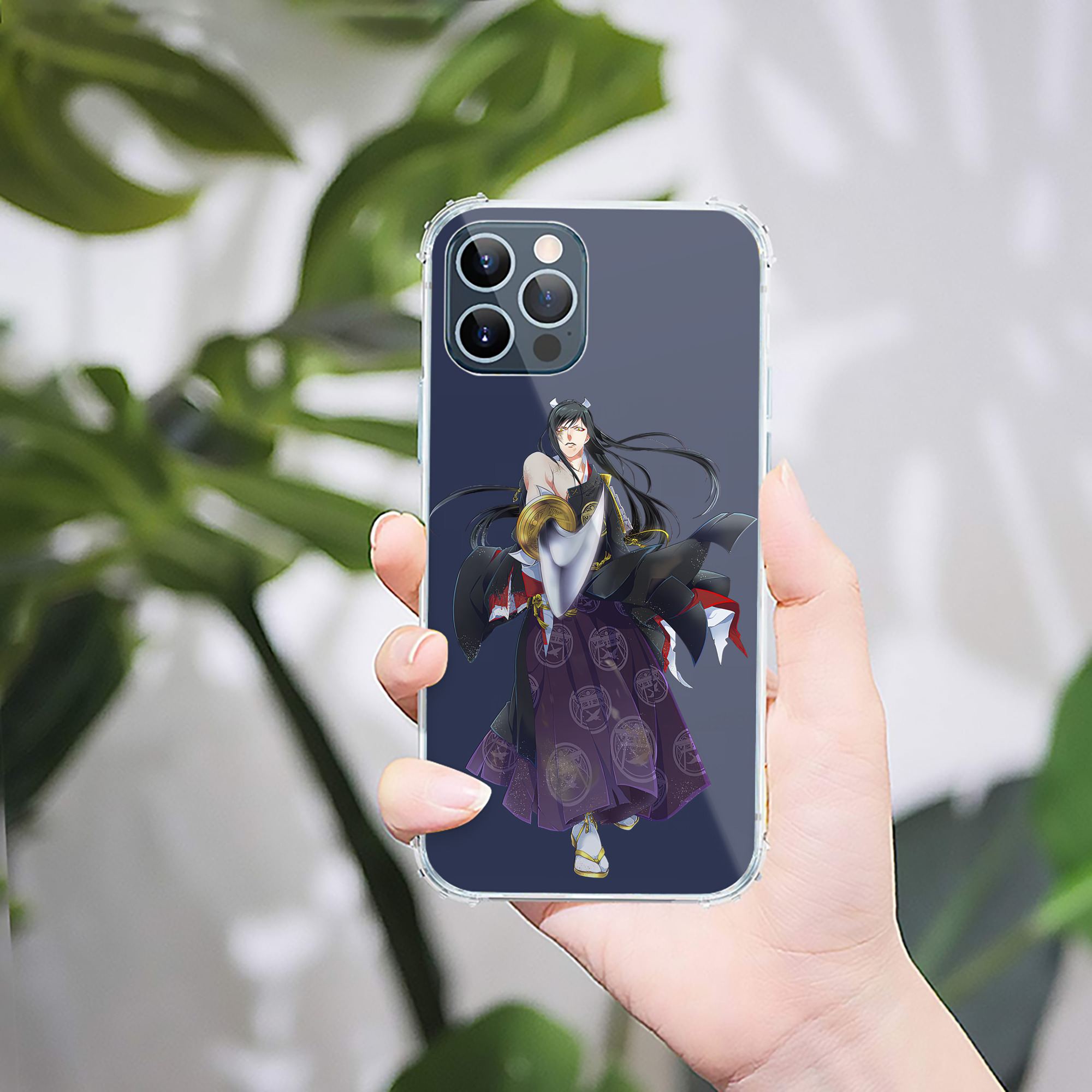 （画像用） 刀剣乱舞 Touken Ranbu 【iPhone 12シリーズ対応】透明スマホケース（クリアソフトケース）